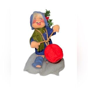 Vintage Annalee Drummer Boy 13" Christmas Plush Doll
